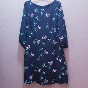 Banana Republic, sz 6P, blue floral dress